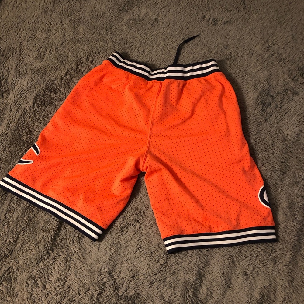 Champion Bright Orange Mesh Shorts Large - Picture 9 of 10